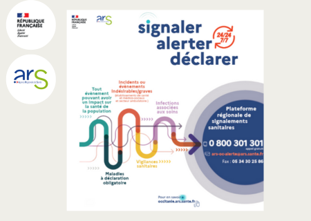 Signalement des évènements et risques sanitaires : changement d’adresse mail ARS Occitanie