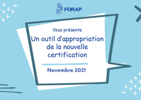 Mise à jour de l'outil Excel d'appropriation de la nouvelle certification !