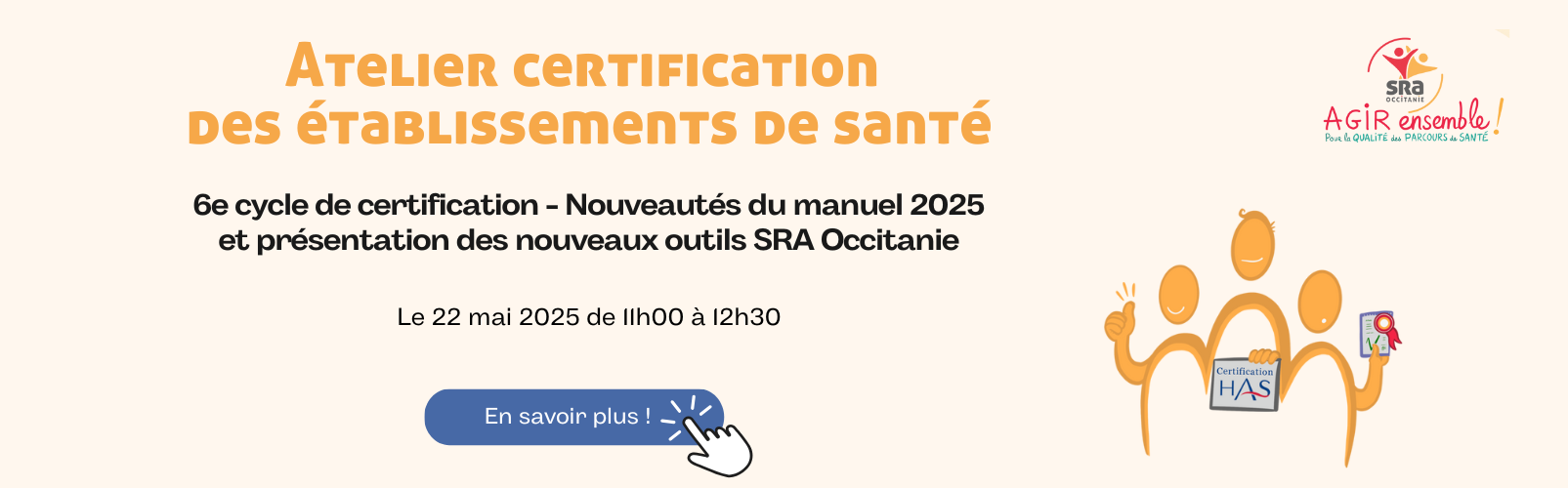 Nouveau manuel de certification, rdv le 22 mai 2025 