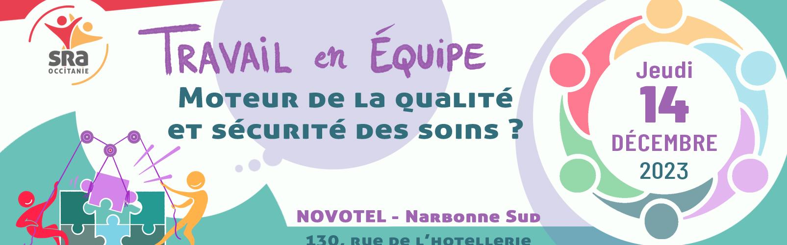 CONFÉRENCE : "Travail en équipe, moteur de la qualité et sécurité des soins ? "