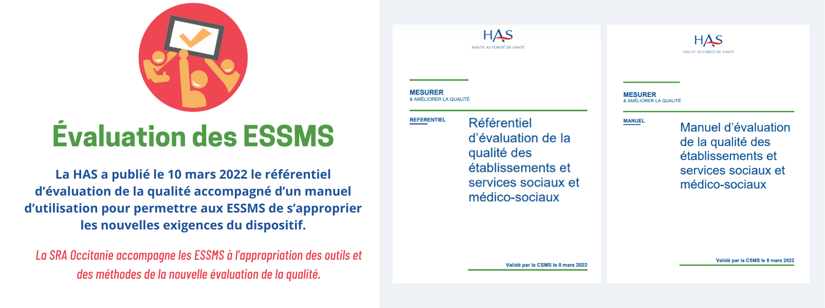 Publication du nouveau référentiel et manuel d’évaluation des ESSMS 